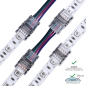 Preview: LED 4 polig Strip zu Strip Stripe an Kabel Schnell Verbinder RGB